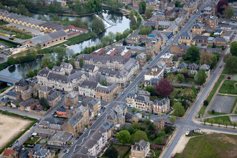 Photographie aérienne de Wadelincourt dans le département Ardennes, France