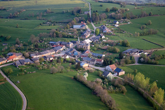 Vue oblique de L'Échelle dans le département Ardennes, France