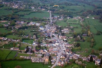 Vue aérienne de Marly-Gomont dans le département Aisne, France