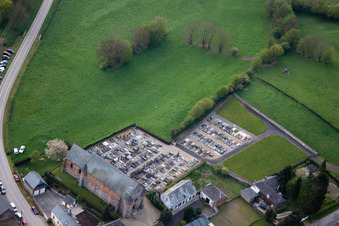 Marly-Gomont dans le département Aisne, France hors des airs