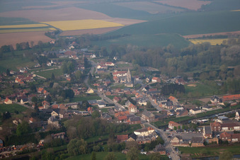 Photographie aérienne de Vendhuile dans le département Aisne, France