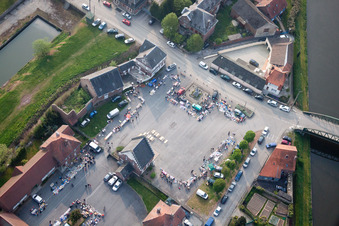 Vendhuile dans le département Aisne, France depuis l'avion