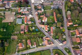 Vue oblique de Rivière dans le département Pas de Calais, France