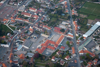 Vue aérienne de Marquise dans le département Pas de Calais, France