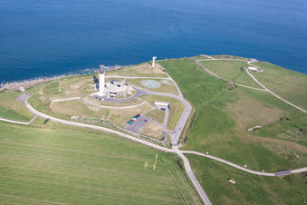 Côte de la Manche Cap Le Gris Nez à Lille dans le Nord-Pas-de-Calais Picardie à Audinghen dans le département Pas de Calais, France d'en haut
