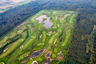 Club de golf Landgut Dreihof SÜW à Essingen dans le département Rhénanie-Palatinat, Allemagne vue du ciel