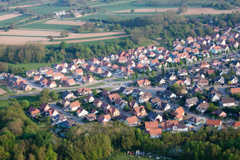 Munchhausen dans le département Bas Rhin, France d'en haut