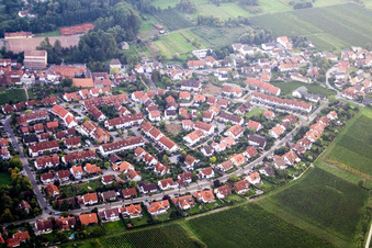 Photographie aérienne de Du nord à le quartier Godramstein in Landau in der Pfalz dans le département Rhénanie-Palatinat, Allemagne