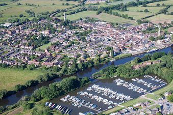 Photographie aérienne de Earls Croome dans le département Angleterre, Grande Bretagne
