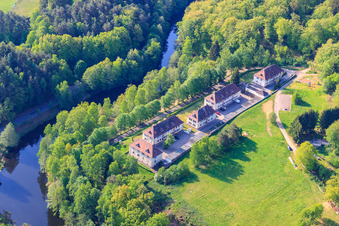 Altschloßstraße 2-8 à Eppenbrunn dans le département Rhénanie-Palatinat, Allemagne depuis l'avion