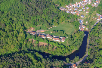 Vue d'oiseau de Altschloßstraße 2-8 à Eppenbrunn dans le département Rhénanie-Palatinat, Allemagne
