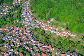 Vue aérienne de Talstraße, Bergstr à Eppenbrunn dans le département Rhénanie-Palatinat, Allemagne