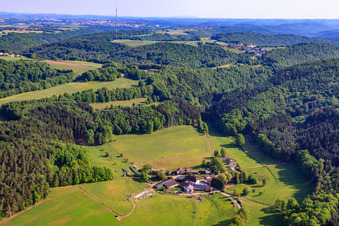 Photographie aérienne de Ransbrunnerhof à Eppenbrunn dans le département Rhénanie-Palatinat, Allemagne