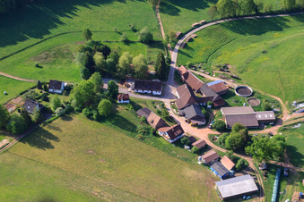 Hôtel Ransbrunnerhof à Eppenbrunn dans le département Rhénanie-Palatinat, Allemagne vue du ciel