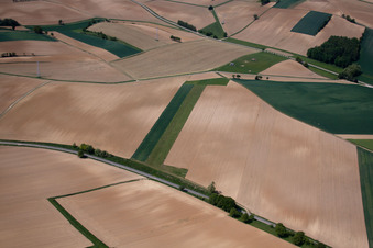 Vue aérienne de UL-Platz à Salmbach dans le département Bas Rhin, France