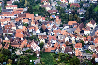 Photographie aérienne de Arzheimer Hauptstr à le quartier Arzheim in Landau in der Pfalz dans le département Rhénanie-Palatinat, Allemagne