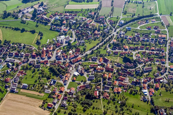 Vue aérienne de Quartier Robern in Fahrenbach dans le département Bade-Wurtemberg, Allemagne