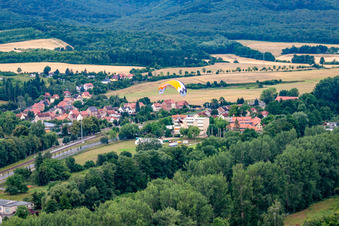 Vue aérienne de Quartier Neinstedt in Thale dans le département Saxe-Anhalt, Allemagne