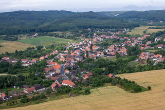 Vue aérienne de Quartier Wienrode in Blankenburg dans le département Saxe-Anhalt, Allemagne