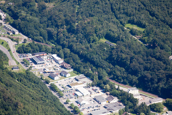 Ettlingen dans le département Bade-Wurtemberg, Allemagne vue d'en haut