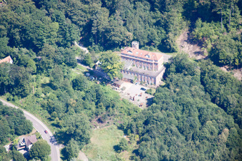 Vue aérienne de Wilhelmshöhe à Ettlingen dans le département Bade-Wurtemberg, Allemagne