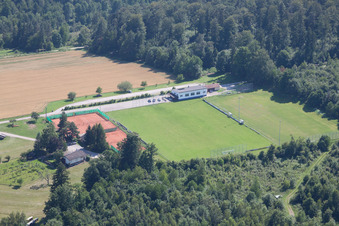 Quartier Langenalb in Straubenhardt dans le département Bade-Wurtemberg, Allemagne vue d'en haut