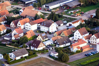 Saarstraße à Kandel dans le département Rhénanie-Palatinat, Allemagne depuis l'avion
