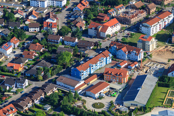 Photographie aérienne de Buchstraße et Ludoviciring à Jockgrim dans le département Rhénanie-Palatinat, Allemagne