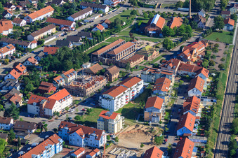 Photographie aérienne de Untere Buchstraße et Ludoviciring à Jockgrim dans le département Rhénanie-Palatinat, Allemagne