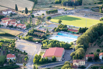 Poggiolo dans le département Toscane, Italie hors des airs