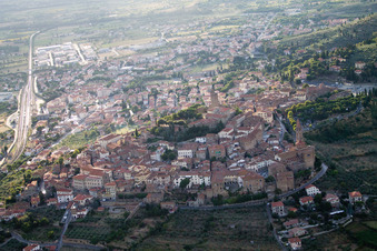 Poggiolo dans le département Toscane, Italie vue d'en haut