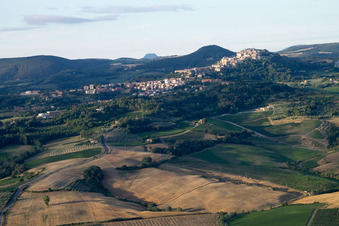Photographie aérienne de La Pievaccia dans le département Toscane, Italie