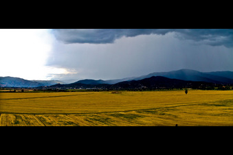 Vue aérienne de Fratticiola dans le département Toscane, Italie
