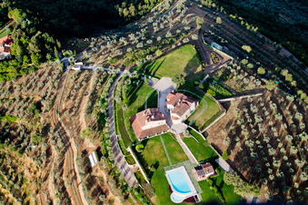 Photographie aérienne de Il Bastardo dans le département Toscane, Italie