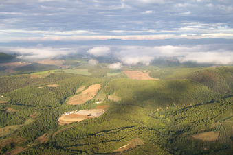 Sinalunga dans le département Siena, Italie d'en haut
