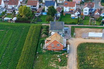 Vue aérienne de Chemin des Châtaigniers à Steinweiler dans le département Rhénanie-Palatinat, Allemagne