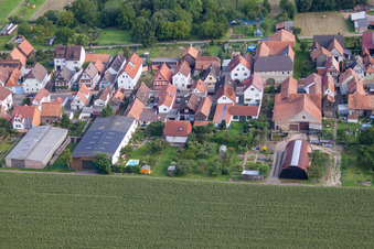 Saarstraße à Kandel dans le département Rhénanie-Palatinat, Allemagne depuis l'avion
