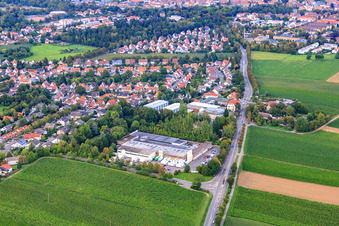 Vue aérienne de Wickert Maschinenbau à Wollmesheimer Höhe à Landau in der Pfalz dans le département Rhénanie-Palatinat, Allemagne