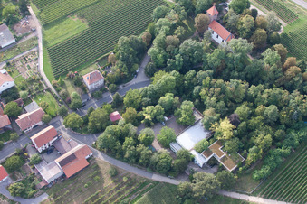 Locaux de l'entreprise SEKA Schutzbelüftung GmbH avec halls, bâtiments d'entreprise et installations de production à le quartier Wollmesheim in Landau in der Pfalz dans le département Rhénanie-Palatinat, Allemagne vue du ciel