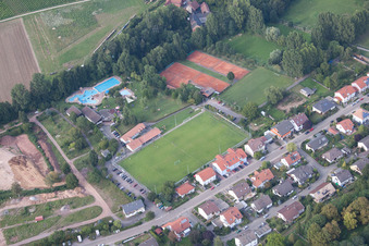 Vue oblique de Quartier Klingen in Heuchelheim-Klingen dans le département Rhénanie-Palatinat, Allemagne