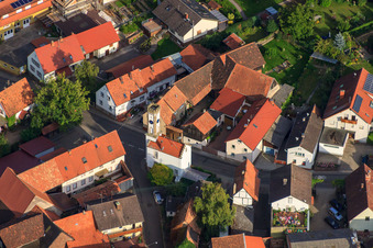 Photographie aérienne de Türmel (Hôtel de ville sur Upper Main Street) à Oberhausen dans le département Rhénanie-Palatinat, Allemagne