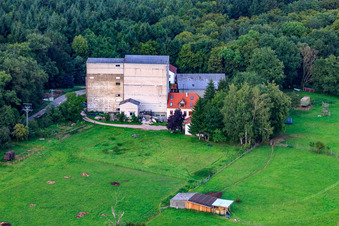 Vue aérienne de Moulin à bois à Kandel à Kandel dans le département Rhénanie-Palatinat, Allemagne