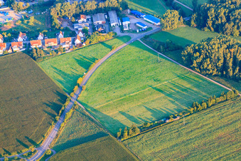 Vue aérienne de Chemin de Bornheim à Landau in der Pfalz dans le département Rhénanie-Palatinat, Allemagne
