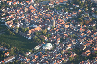 Quartier Mußbach in Neustadt an der Weinstraße dans le département Rhénanie-Palatinat, Allemagne vue du ciel