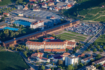 Vue aérienne de Installation de gradation saline à Bad Dürkheim dans le département Rhénanie-Palatinat, Allemagne
