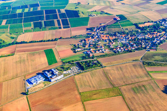 Vue aérienne de STICS à le quartier Dreigemeindewald in Wendelsheim dans le département Rhénanie-Palatinat, Allemagne