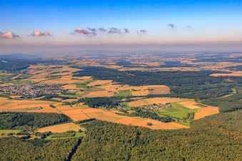 Photographie aérienne de Rheinböllen dans le département Rhénanie-Palatinat, Allemagne