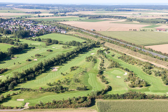 Vue aérienne de Club de golf Schloss Miel à le quartier Miel in Swisttal dans le département Rhénanie du Nord-Westphalie, Allemagne