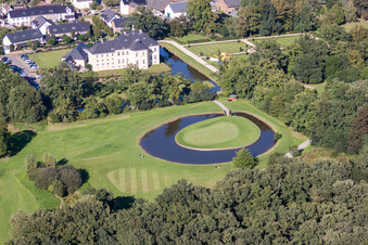 Club de golf Schloss Miel à le quartier Miel in Swisttal dans le département Rhénanie du Nord-Westphalie, Allemagne d'en haut