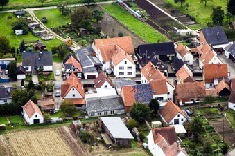 Gänsried à Freckenfeld dans le département Rhénanie-Palatinat, Allemagne vue du ciel